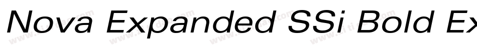 Nova Expanded SSi Bold Expanded字体转换